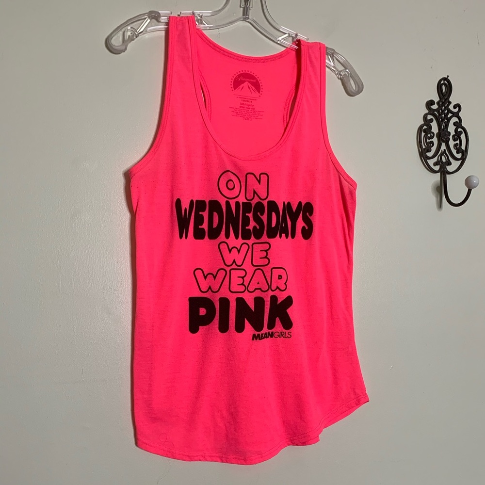 Mean Girls Pink Sleeveless Tank Sz L